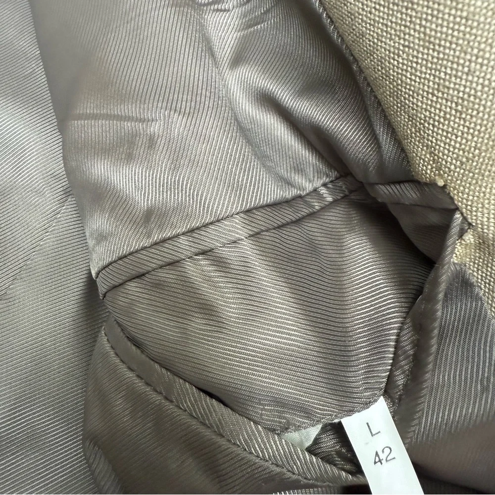 Moygashel Irish Linen Tan Blazer